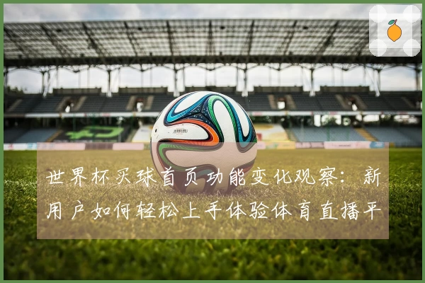 世界杯买球首页功能变化观察：新用户如何轻松上手体验体育直播平台